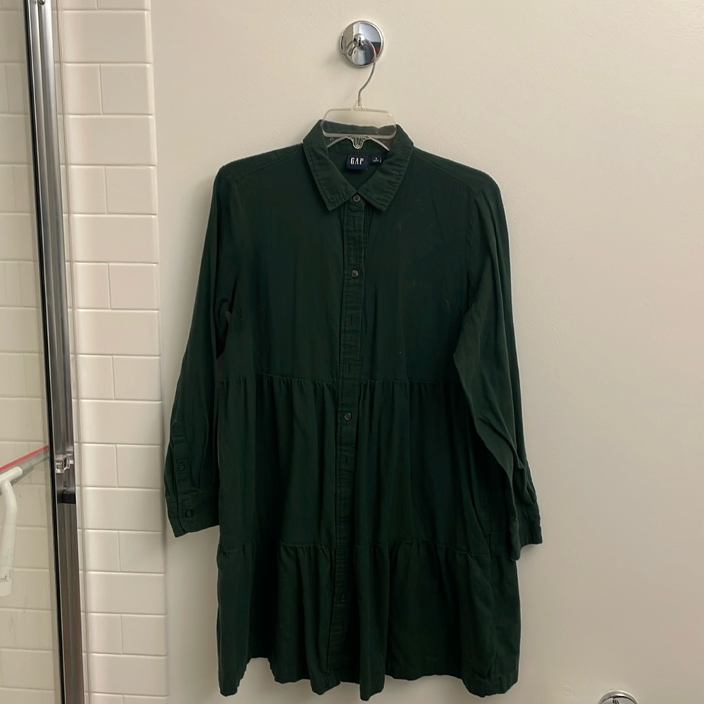 Flannel Long Sleeve Dress